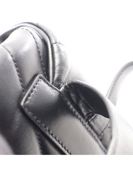 Saint Laurent Paris Backpack Loulou Black Leather Small main image 5